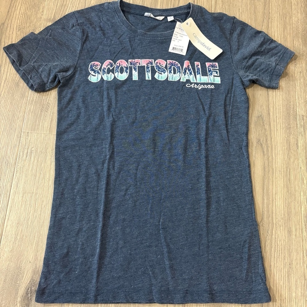 Scottsdaleβ Arizona Womenβs T-shirt Blue Sz S NWT